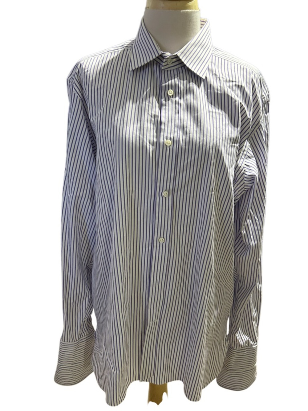 Ralph Lauren Purple Label
Vintage Men's Cotton Long Sleeve
Dress Shirt 16.5